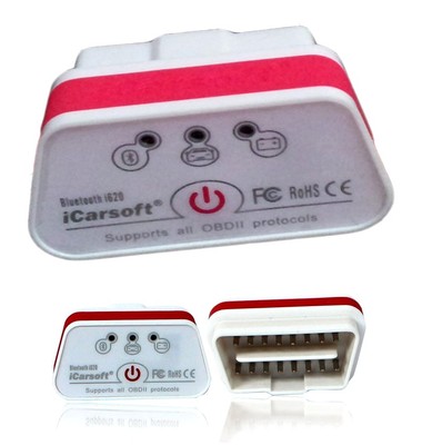 2 EOBD Diagnose-Gerät f. viele Fahrzeuge Original iCarsoft i620 Bluetooth OBD II