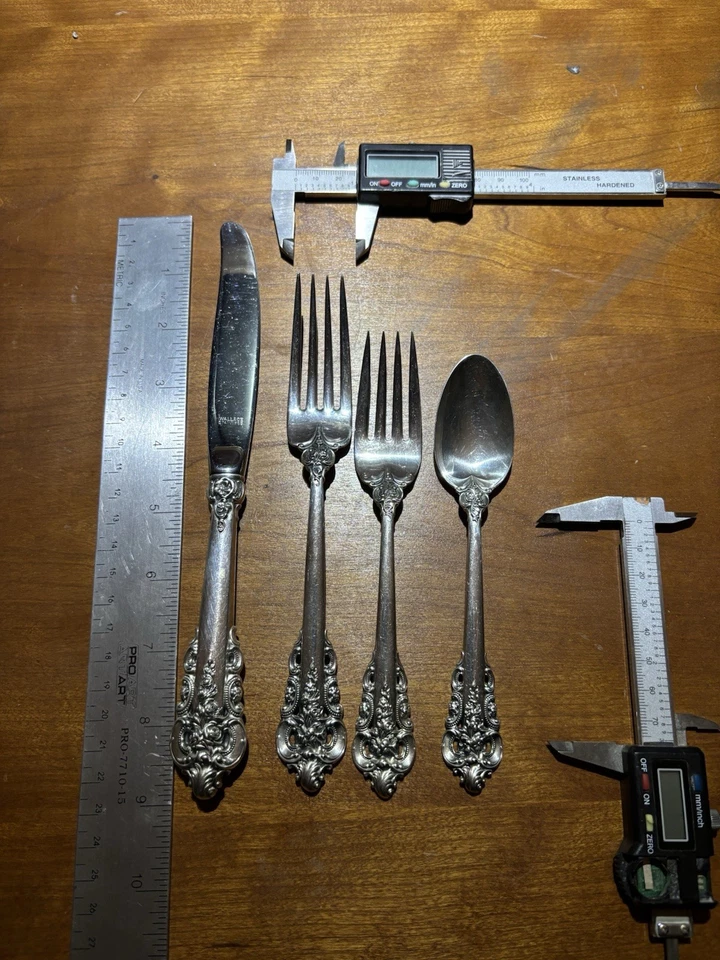 wallace plata esterlina gran barroco Foto 2 de 4