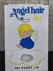 Vintage Angel Hair Spun Glass Snow 1 Oz. Union Wadding Co. Made In USA Christmas