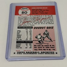 1953 Topps Archive Baseball Card # 80 Jim Hegan - Cleveland Indians  SKU 538