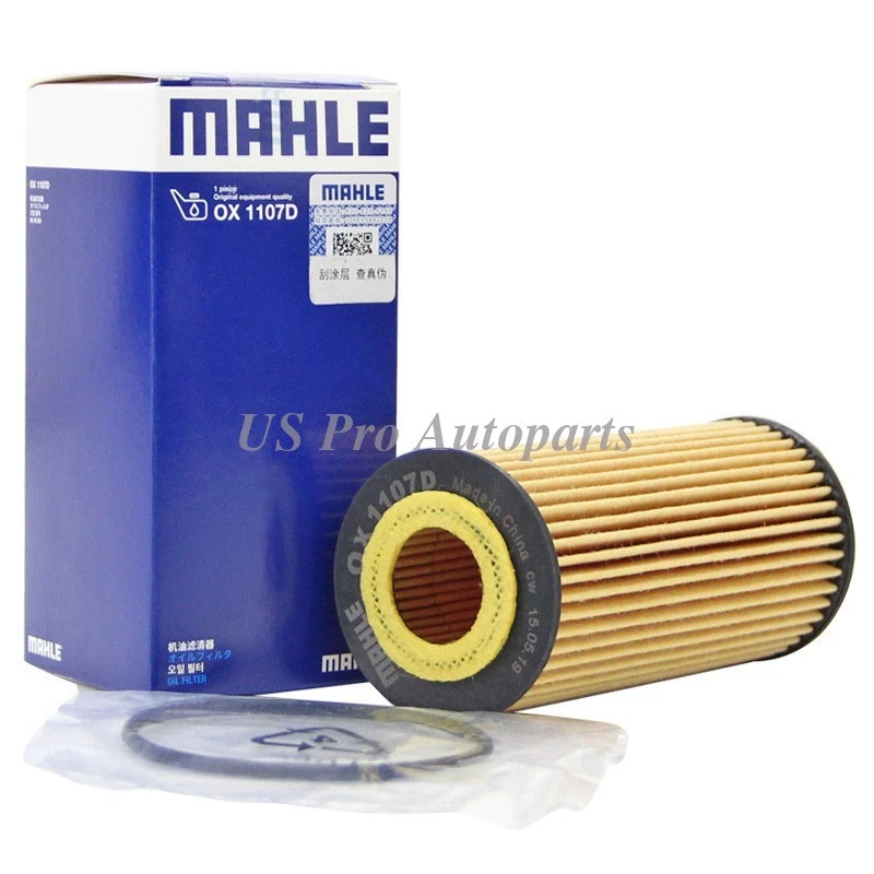 Filtro de aceite Mahle OEM para Audi A4 quattro 2013-2016 A5 quattro 2015-17 06K115562 Foto 2 de 3