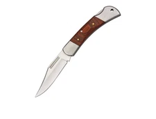 RITE EDGE Classic 4" Folding Hunter Wood Handle Lockback Pocket Knife