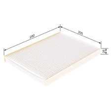 Innenraumfilter Pollenfilter für Seat Arosa 6H1 Cordoba 6K1 6K5 Ibiza 2 | 24107