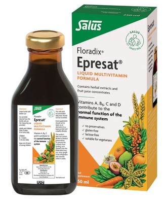 Floradix Epresat Liquid Multivitamin 250ml (BBE 07/27)