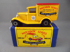 MATCHBOX SUPERFAST MB38 MODEL A VAN 3rd MICA CONVENTION 1988 MINT IN VG BOX