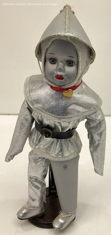 VINTAGE Wizard of Oz Tin Man Collectible Porcelain Doll IOB
