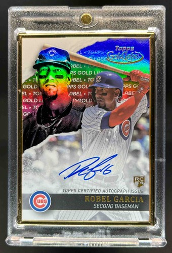 2020 Topps Gold Label Robel Garcia Framed Auto RC Rookie #GLA-RG Cubs