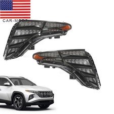 2pcs Led Drl Headlight Driver Passenger Side For 2022-2024 Hyundai Tucson