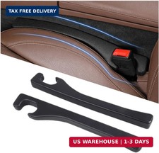 Hiseanllo Car Seat Gap Filler 2 Pack, Universal Fit PU Leather Car Seat Gap Plug