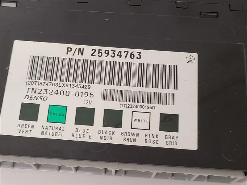 2006-2013 CHEVROLET IMPALA Body Control BCM Left Hand Dash 25934763 - Image 3 of 4