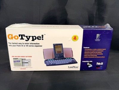 LandWare GoType Pro Portable Keyboard - Palm III or VII Series Organizer SEALED