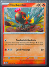 Carte Pokémon Charbambin 026/182 PAR EV4 PROMO COSMO Faille Paradoxe FR NEUF