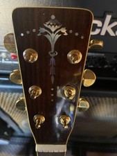 Hondo Acoustic Guitar H38hs Vintage Grover Tuners Mother Of Pearl Inlay Hondo Acoustic Guitar H38hs Vintage Grover Tuners Mother Of Pearl Inlay
