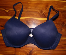 soma enbliss full coverage navy bra size 34d