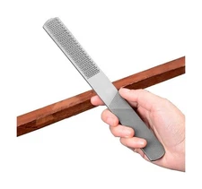 Wood Rasp File 4 Way Premium Grade High Carbon Hand File and Round Rasp, Half...