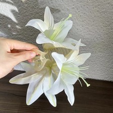 Lily Flower Claw Clip Chinese Style Faux Flower Hair Accessory
