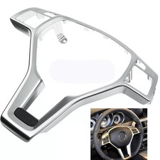 Fits For Mercedes Benz W176 W204 W212 20122014 Chrome Steering Wheel Cover Trim
