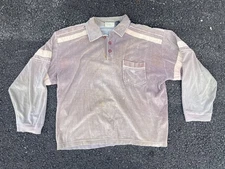 Vintage 2000's y2k Quiksilver Velour Pullover Shirt - Men's Large