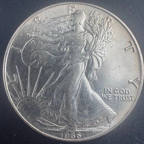 1986 American Silver Eagle | 1 oz .999 Fine Silver | First Year Issue | BU