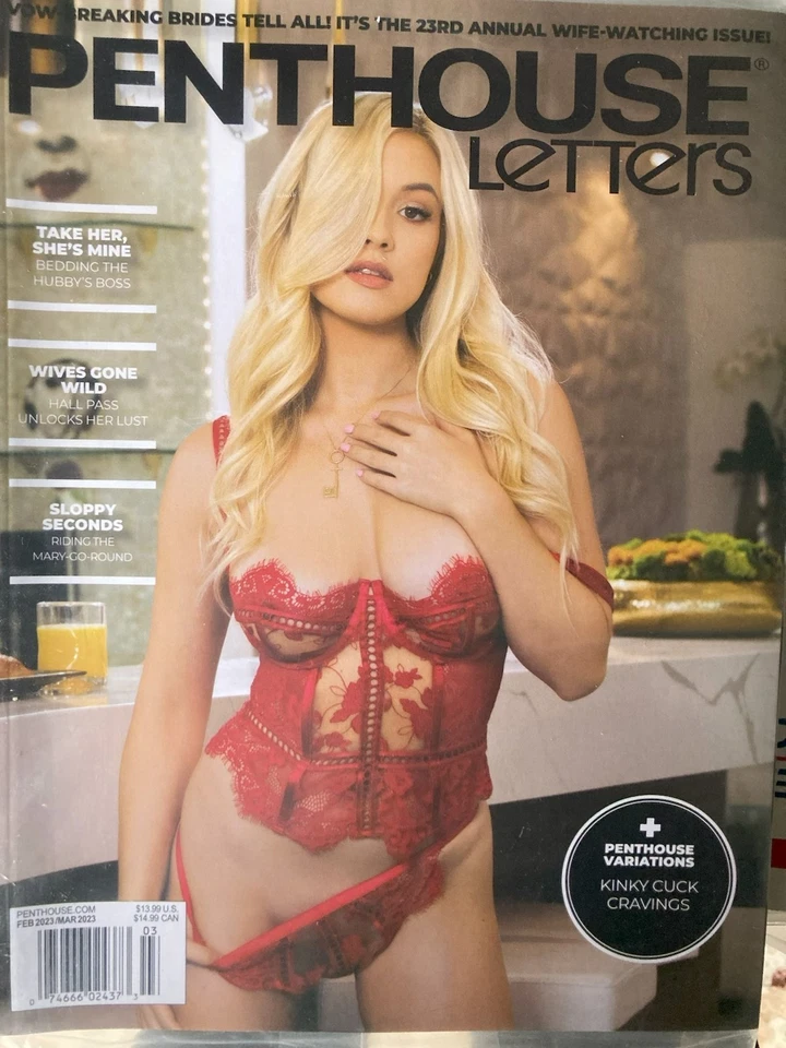 Penthouse Letters Magazine February-March 2023 New Original Sealed Package