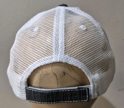 Philadelphia Eagles Throwback Hat White Mesh Herringbone Trucker Hat - Picture 15 of 16