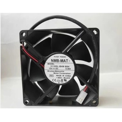 NMB-MAT 8025 3110GL-B4W-B54 DC12V 0.30A 8CM 2-Pin Power Supply Cooling Fan