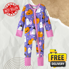 [BIG SALE] Little Sleepies Moonlit Magic Zippy Purple Bamboo Viscose Sleeper
