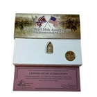 Civil War 150th Anniversary Commemorative Set, Stamp/Bullet/Coin in Box