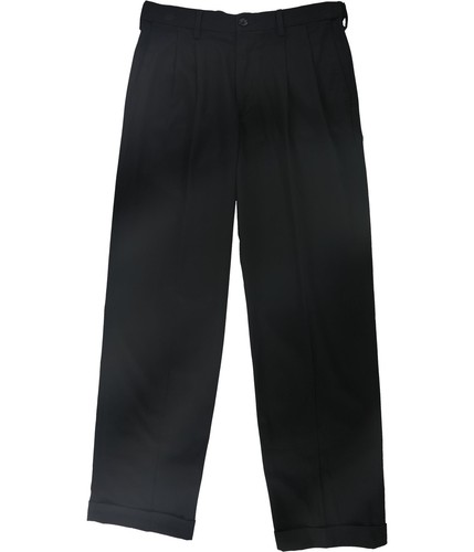 Dockers Mens Comfort Relaxed Chino Casual Pants, Black, 42W x 32L