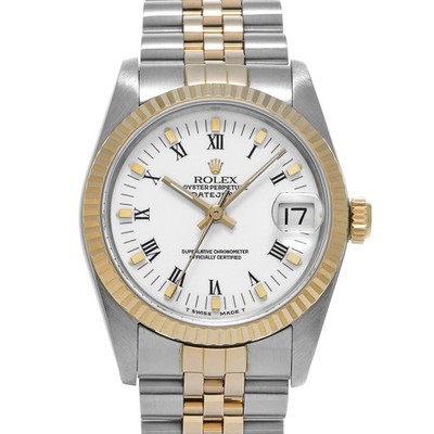ROLEX Datejust 68273 white WATCH 701918