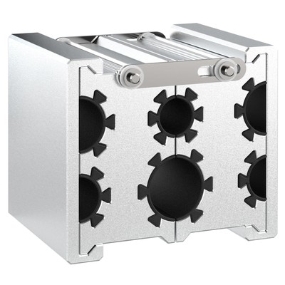 Universal Clamp Collets Barrel Aluminum 4 Openings Non-Marring