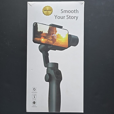 FUNSNAP Capture 2 Gimbal Handheld Stabilizer Black Open Box Unused Phone Sport