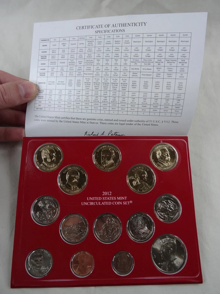 2012 P & D US Mint Set Uncirculated 28 Coins OGP United States - Image 2 of 4