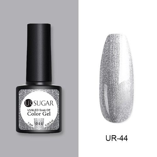UR SUGAR 172 Colors UV Gel Polish Glitter Purple Top Base Gel Gel Varnish 7.5ml - Picture 45 of 119