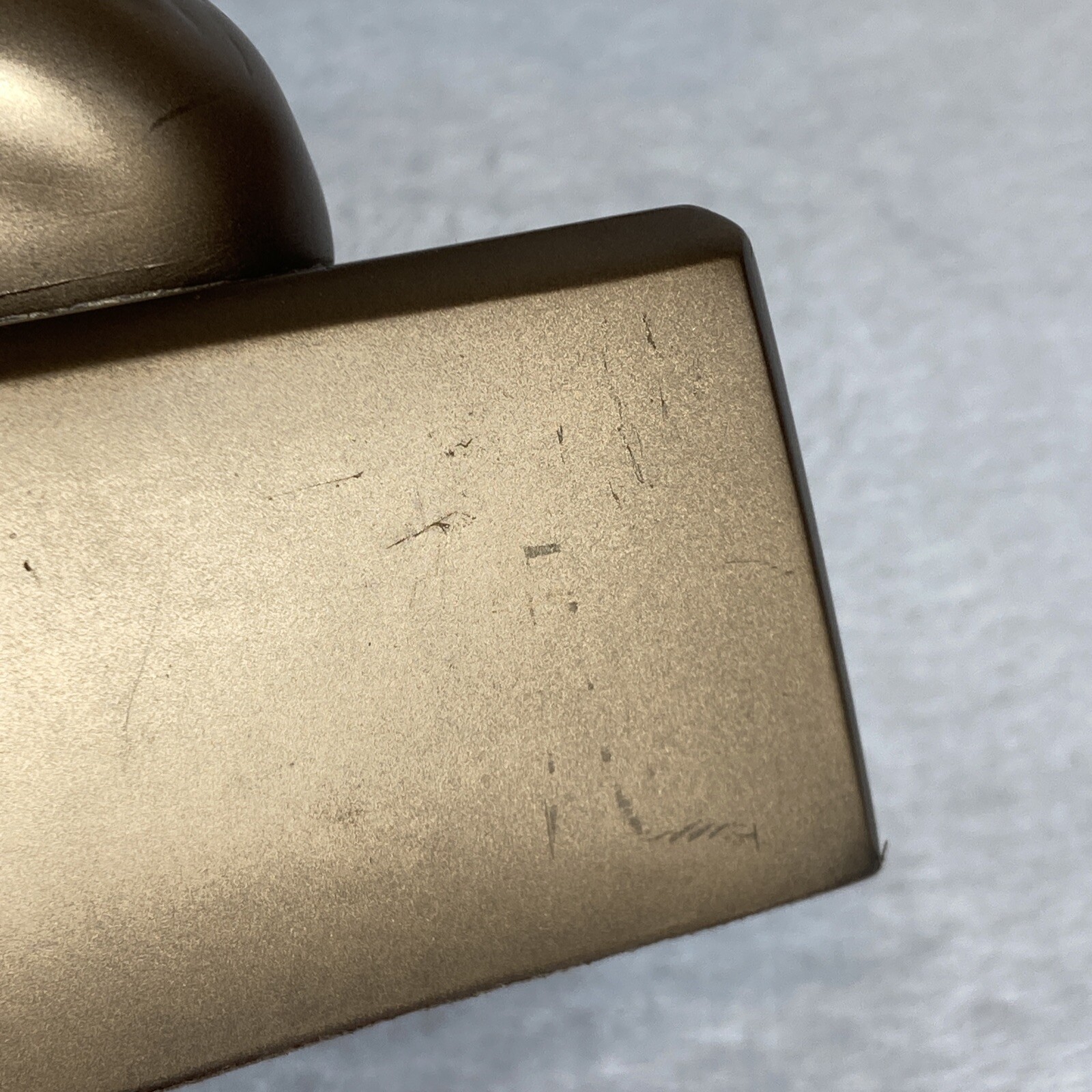 Vintage Horse Head Sculpture Bookend On Base Heavy Resin Gold Bronze