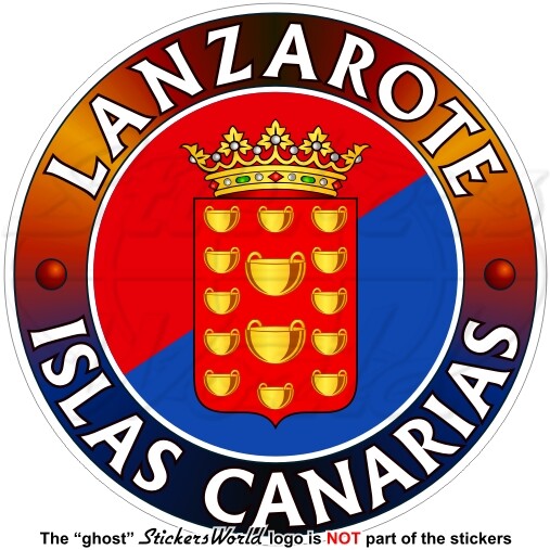 Autocollant Vinyle Drapeau Gran Canaria – Îles Canaries – Décoration Voiture