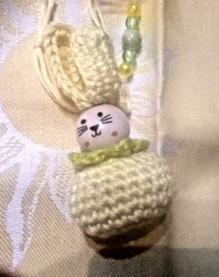 Osterhäschen, Glückswürmchen, Ostergeschenk, Ostern, Osterhase, Osterdeko 