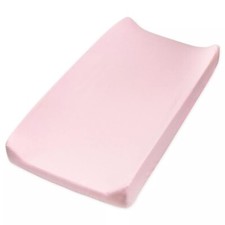 Honest Baby Organic Cotton Solid Light Pink Changing Pad Cover NEW