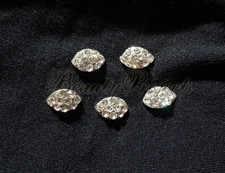 5pcs silver 3D diamond rhinestone nail art charms for nails, acrylic, gel