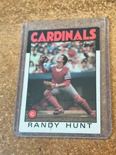 1986 Topps Baseball # 218 Randy Hunt