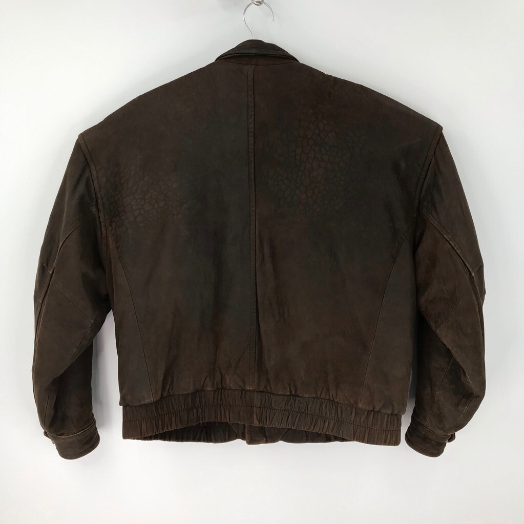 Vintage Expedition by Robert Comstock Bomber Jacket Brown Vintage Expedition by Robert Comstock Bomber Jacket Brown