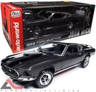 AUTOWORLD AWSS145 1:18 1969 FORD MUSTANG BOSS 429 (JOHN WICK) HITMAN GRAY