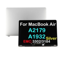 LCD Screen For Macbook Air 13" A1932/A2179 Replacement Display Top Cover Silver