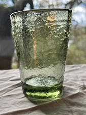 Fire and Light Recycled Glass 12oz Tumbler Olive 1st Quality Brand New