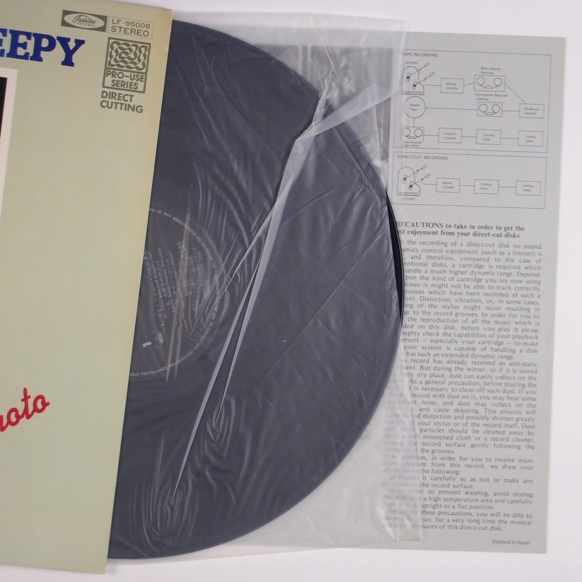 HIDEHIKO MATSUMOTO: First By Sleepy JAPAN Jazz AUDIOPHILE Vinyl LP