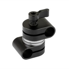 CAMVATE Adjustable 15mm Dual Rod Adapter w ARRI Rosette f 15mm Rod support syste