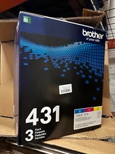 Brother TN-431 3PK 3Pcs Toner Cartridge - Cyan, Magenta, Yellow Brand new