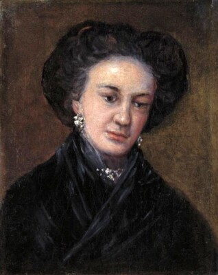 Oil painting Portrait-of-Actress-Rita-Luna-Francisco-de-Goya-y-Lucientes-Oil-Pai