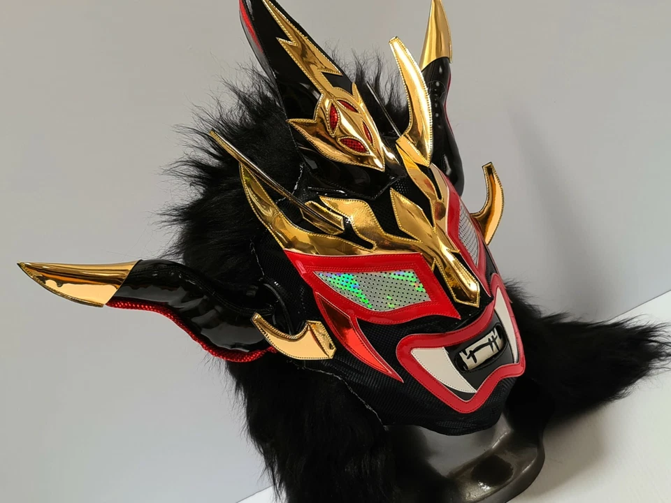 JUSHIN LIGER WRESTLING MASK WRESTLER MASK 日本 マスク プロレス 日本スリングマスク — 第 3/4 张图片