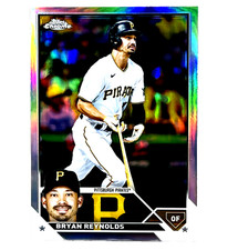 2023 TOPPS CHROME BASE REFRACTOR BRYAN REYNOLDS PITTSBURGH PIRATES #91